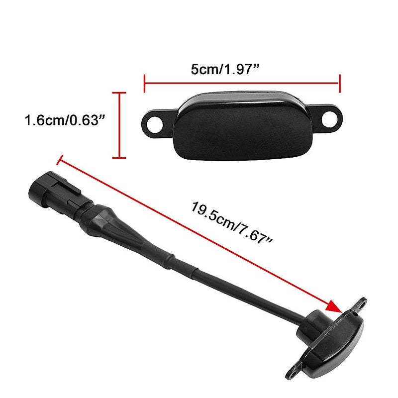 BASIKER Auto Front Grille Lights for 2004-2019 Ford F150 F250 External White LED Lights Decoration | 3 Pack Black Lens - Image 5